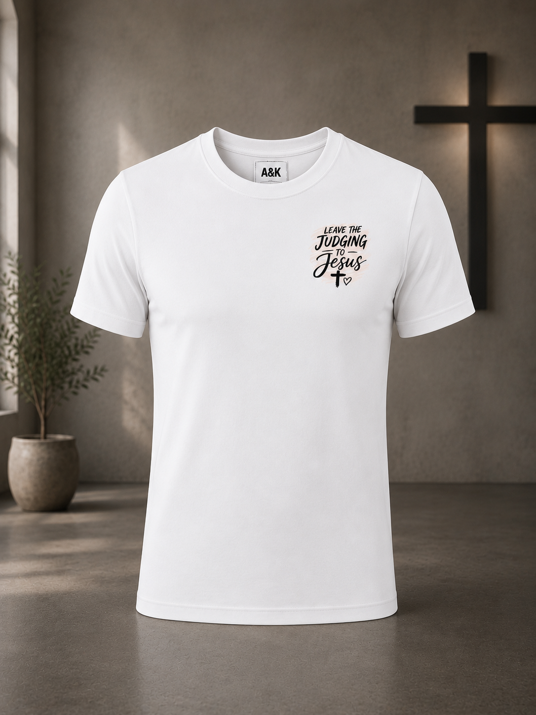 Leave the Judging to Jesus Women’s T-Shirt | White