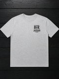 Religions Die, Jesus Lives Men’s T-Shirt | Heather Gray