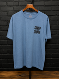 Saved Still Savage™ Men’s Slate Blue Christian T-Shirt | Premium Faith Graphic Tee