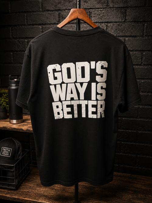 I Tried It My Way™ Christian T-Shirt | God’s Way Is Better | Premium Faith Graphic Tee